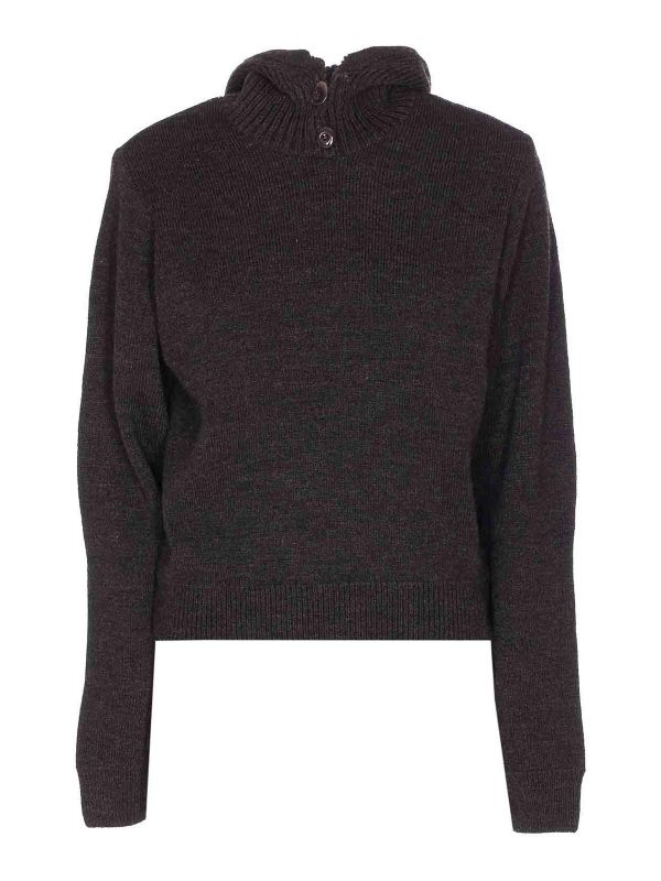 Lemaire Pull Col Rond - Marron