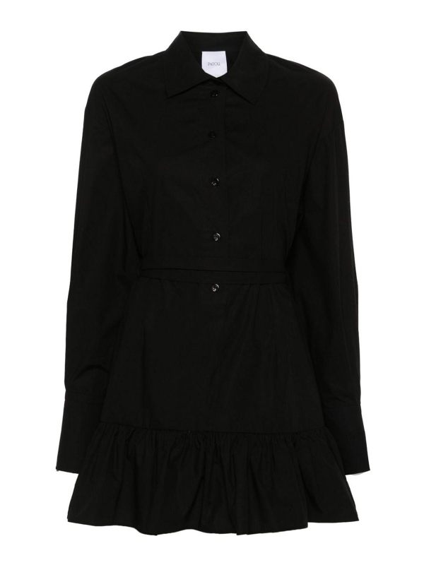 Patou Robe Courte - Noir