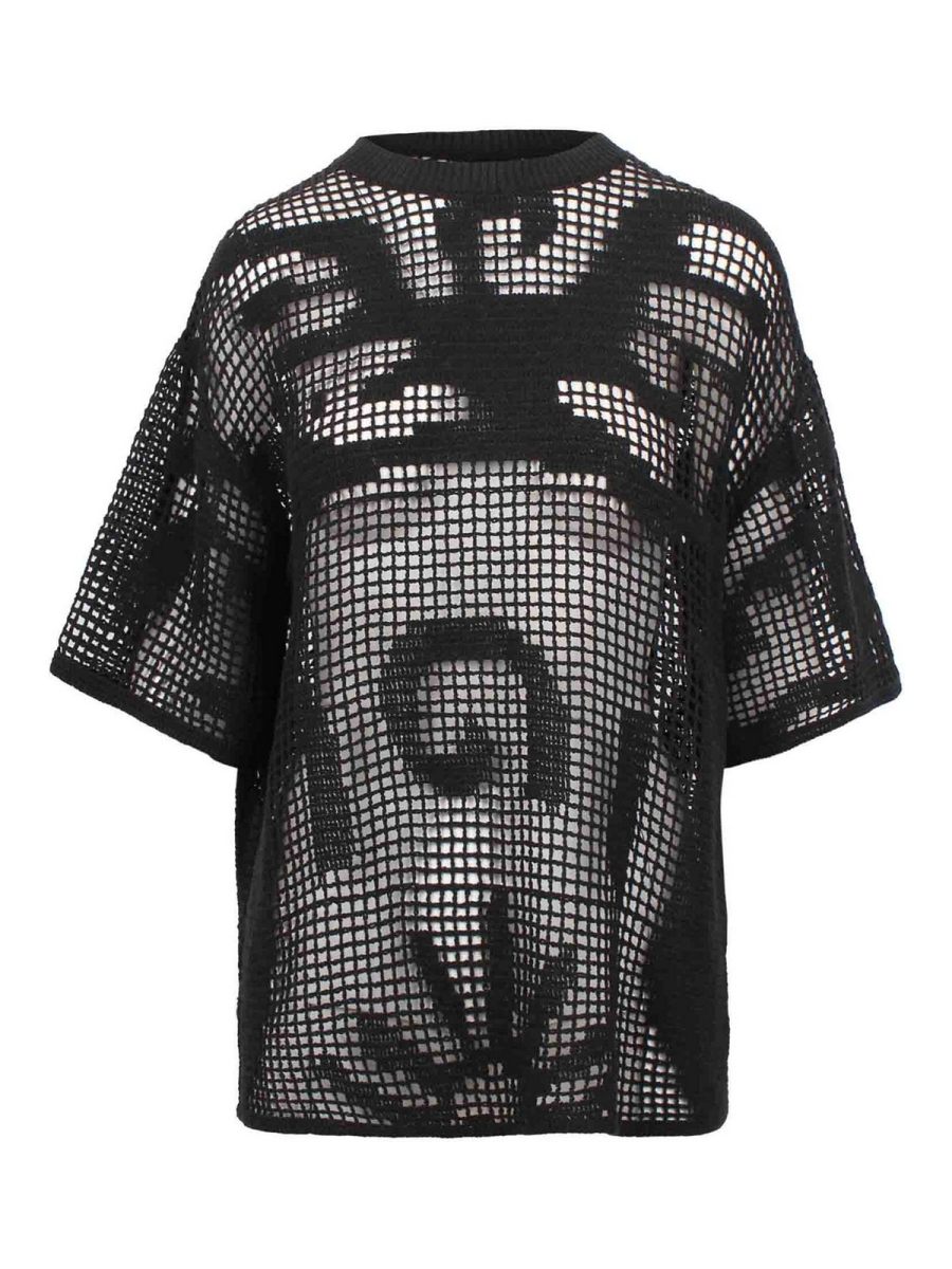 Nanushka Pull Col Bateau - Noir