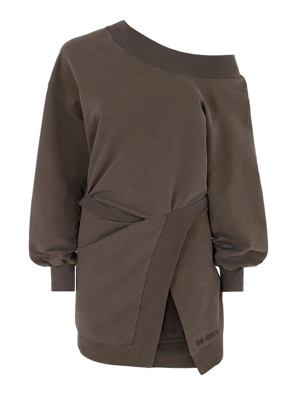The Attico Robe Courte - Marron