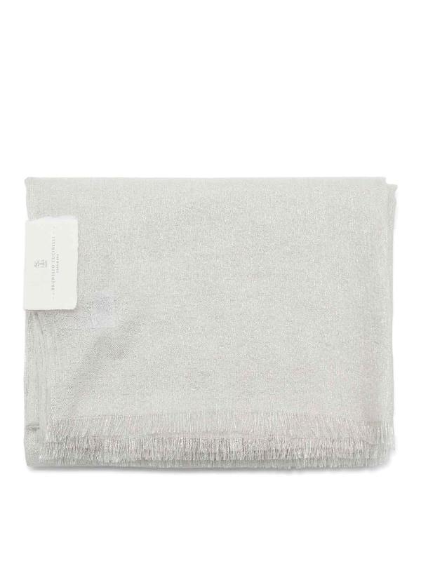Brunello Cucinelli Écharpe - Argent