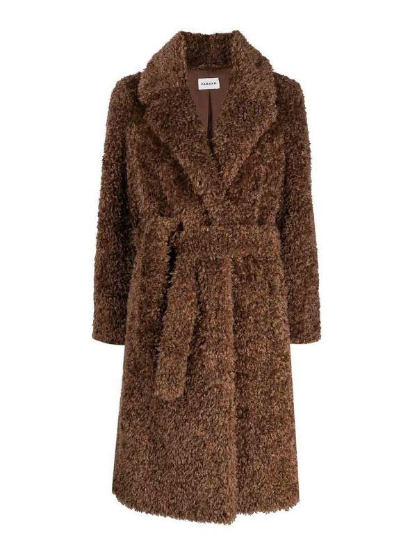 P. A.R. O.S. H. Manteau Court - Gris