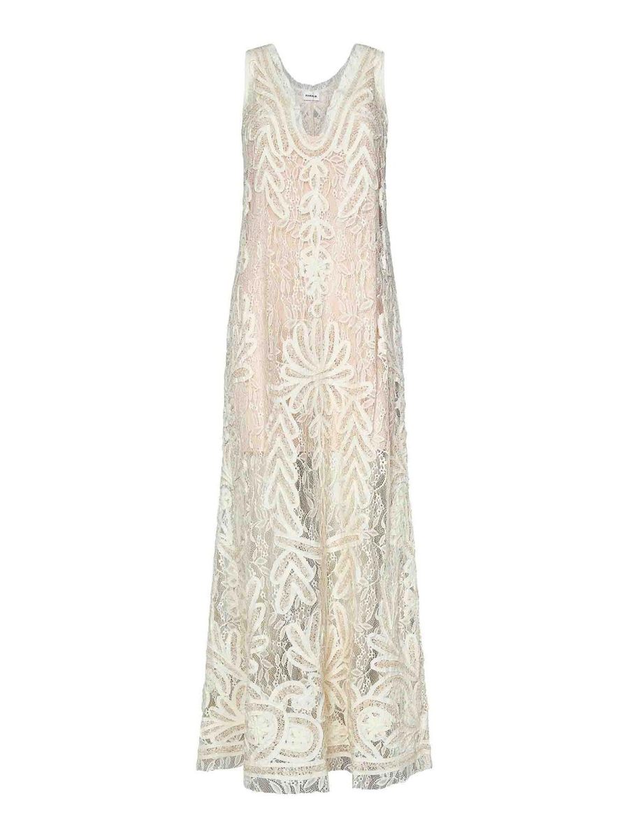 P. A.R. O.S. H. Maxi Robe - Blanc