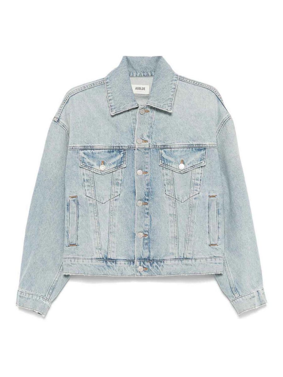 Agolde Veste En Jean - Clair Délavé