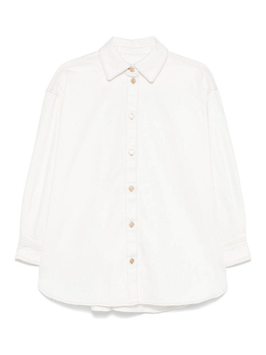 7 For All Mankind Chemise - Blanc