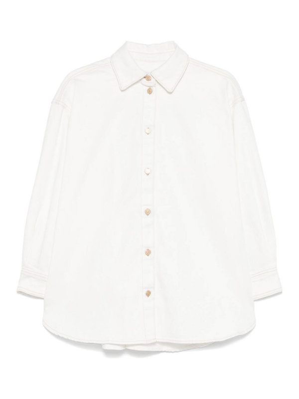 7 For All Mankind Chemise - Blanc