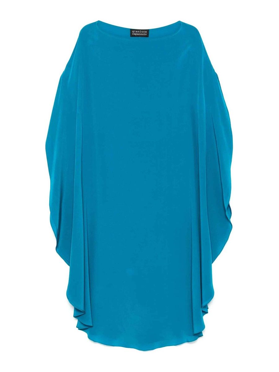 Gianluca Capannolo Maxi Robe - Bleu Clair