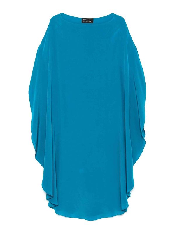 Gianluca Capannolo Maxi Robe - Bleu Clair
