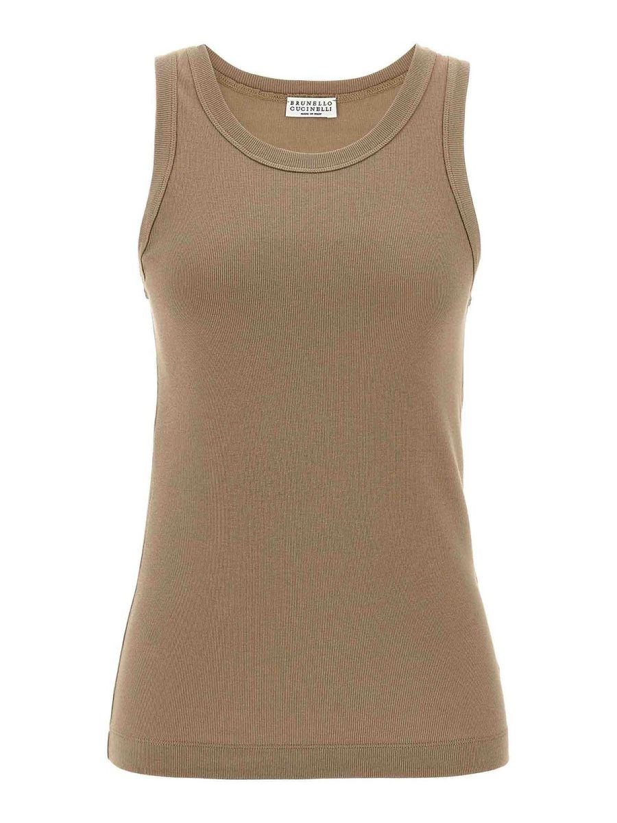 Brunello Cucinelli Top - Gris