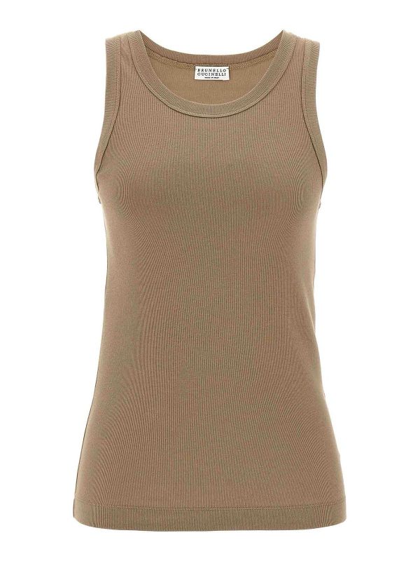 Brunello Cucinelli Top - Gris