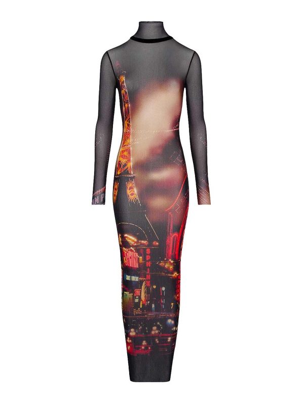 Jean Paul Gaultier Maxi Robe - Noir
