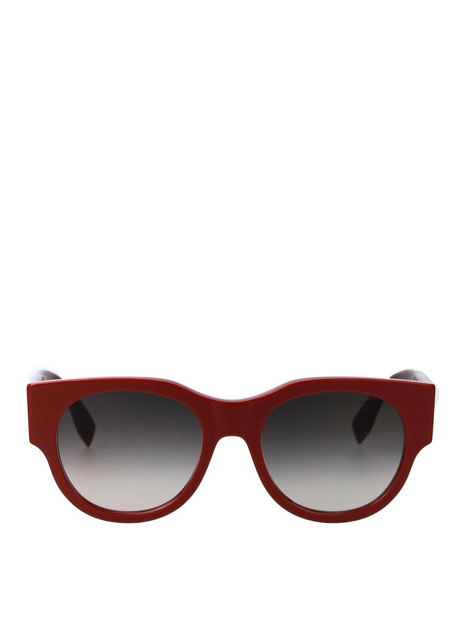 Fendi Lunettes De Soleil - Rouge Brun