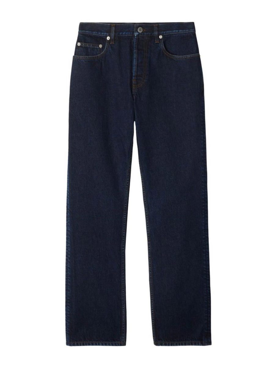 Burberry Jean Droit - Foncé Délavé