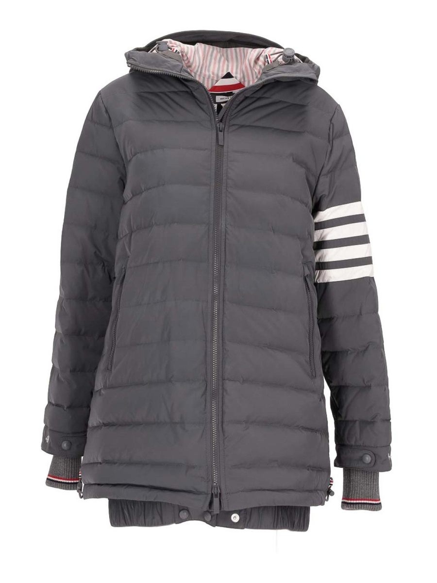 Thom Browne Blouson Rembourré - Gris