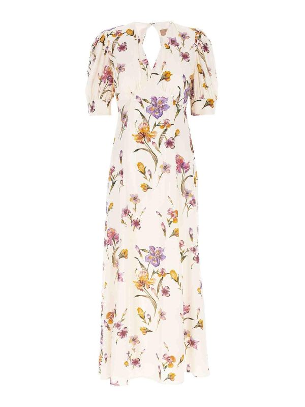 Twinset Robe Au Genou - Blanc