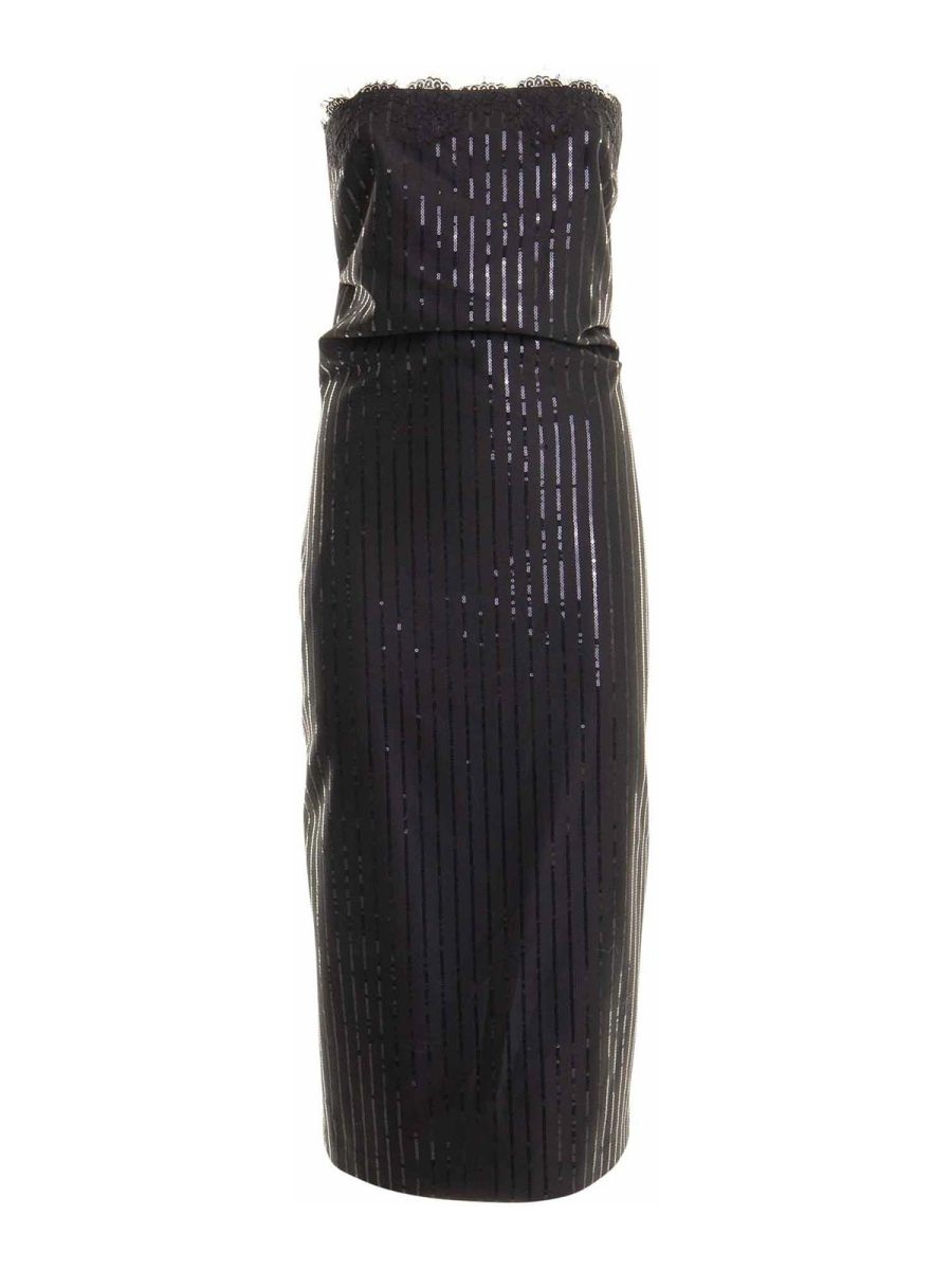 Ermanno Scervino Robe Au Genou - Noir