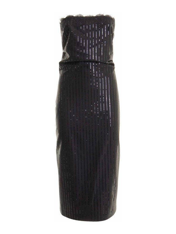 Ermanno Scervino Robe Au Genou - Noir