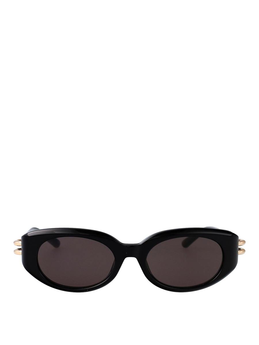 Alexander Mcqueen Lunettes De Soleil - Noir