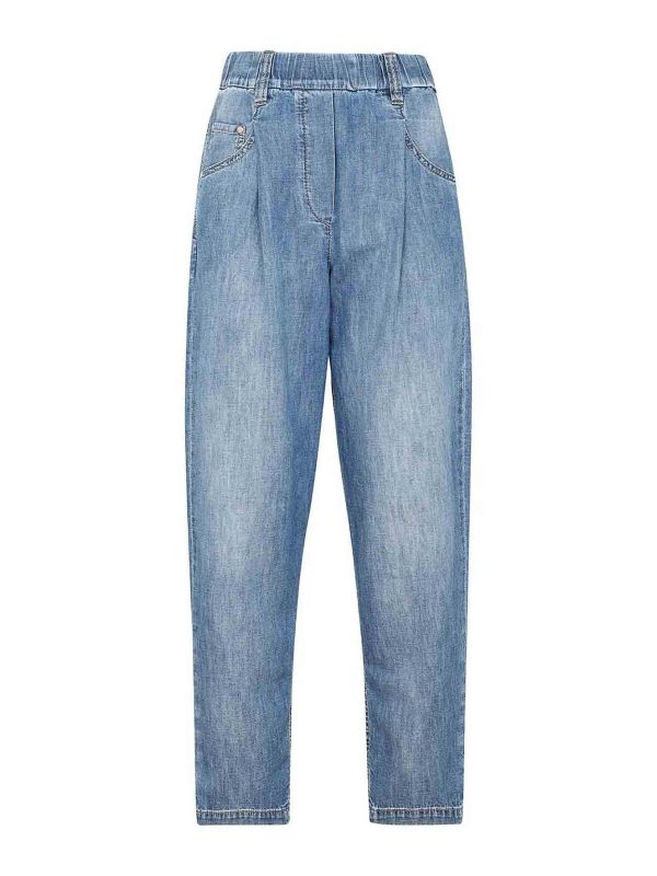 Brunello Cucinelli Jean Bootcut - Bleu