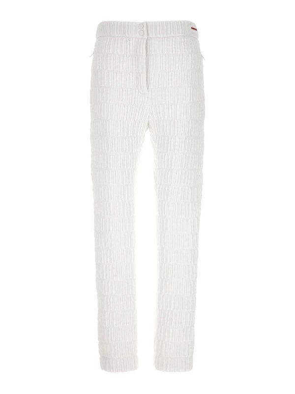 Ferragamo Pantalons Décontractés - Blanc