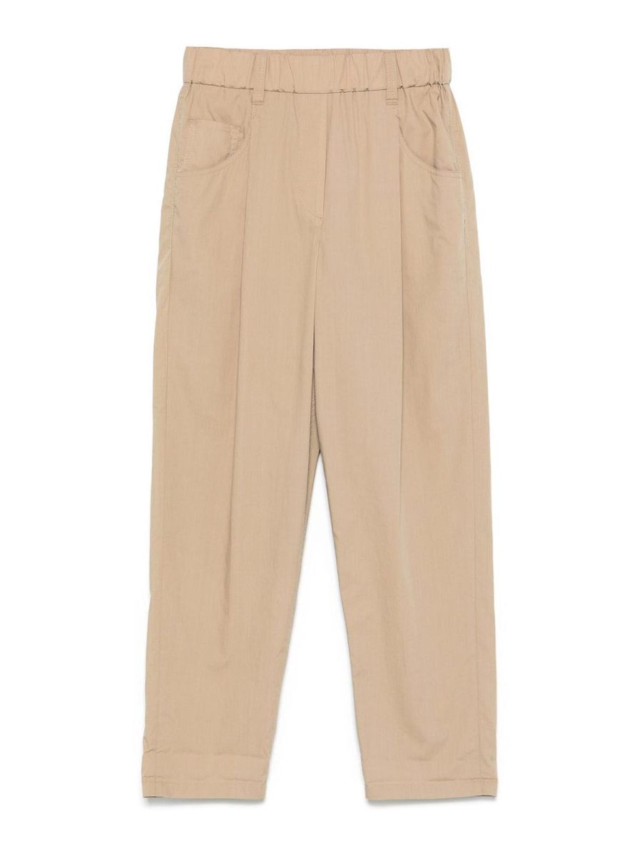 Brunello Cucinelli Pantalons Décontractés - Marron