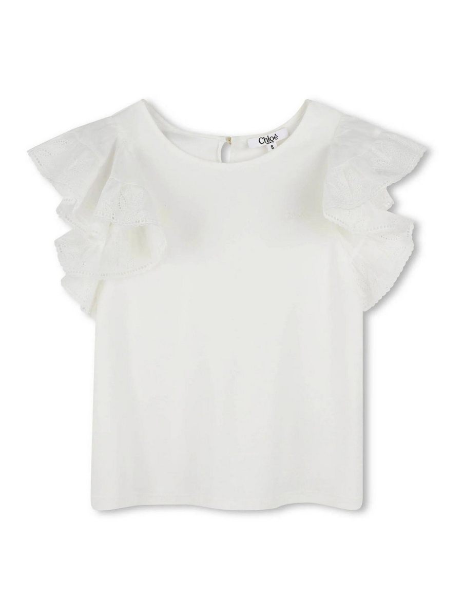 Chloe' Top - Blanc