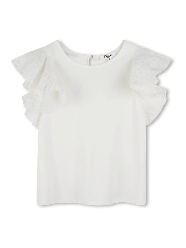 Chloe' Top - Blanc