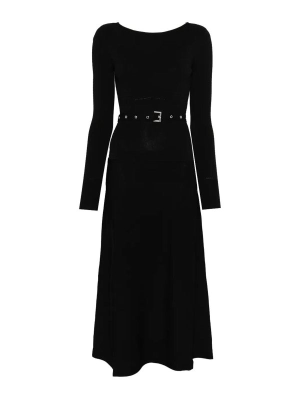 Patrizia Pepe Robe Au Genou - Noir