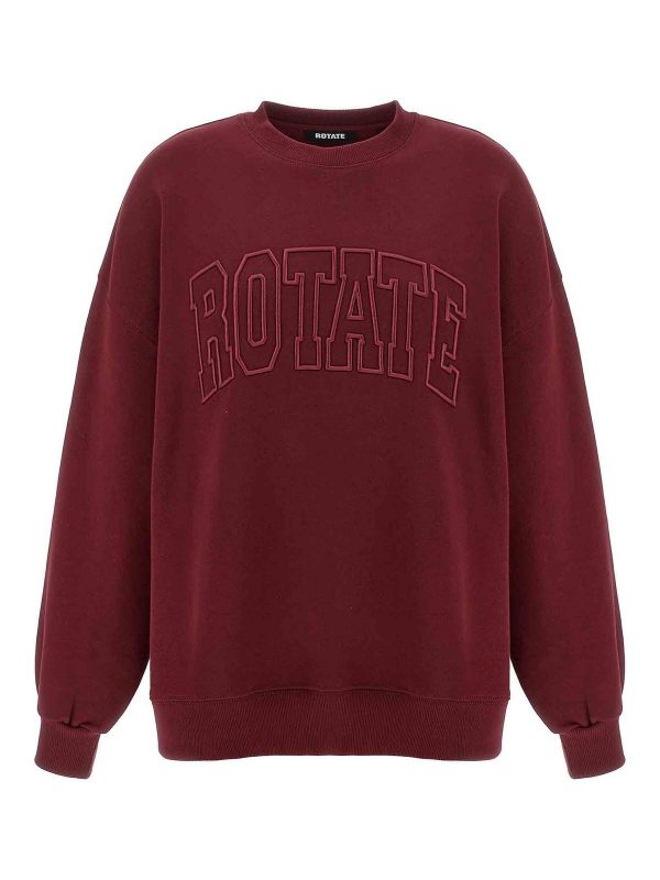 Rotate Birger Christensen Sweat-Shirts - Rouge Brun