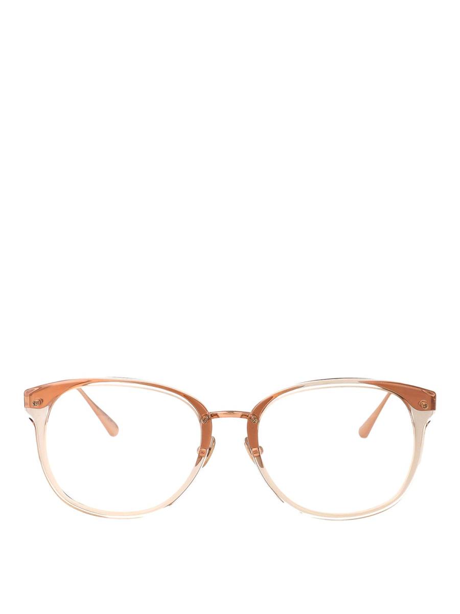 Linda Farrow Lunettes De Soleil - Or
