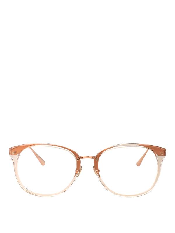 Linda Farrow Lunettes De Soleil - Or