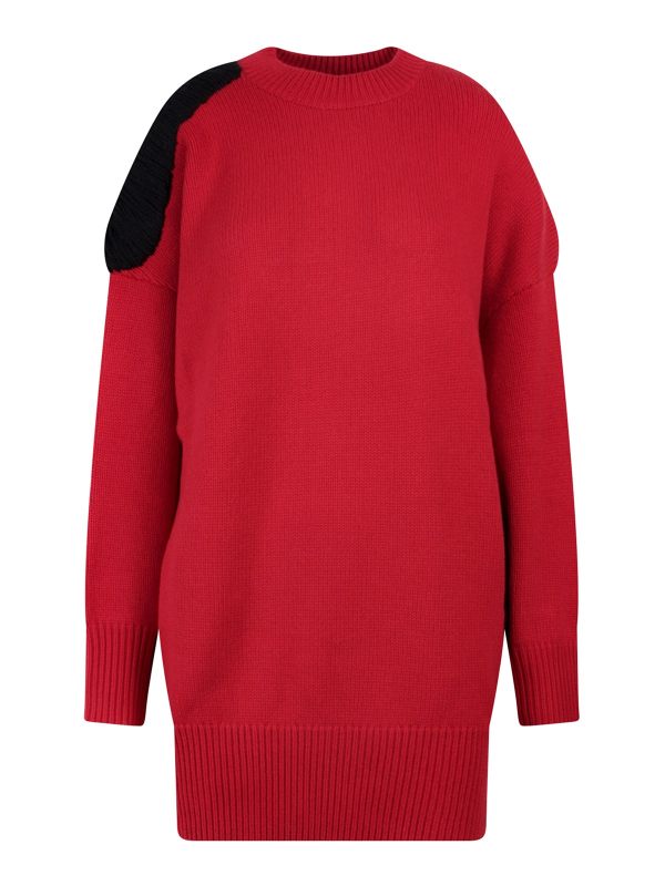 Krizia Pull Col Rond - Rouge