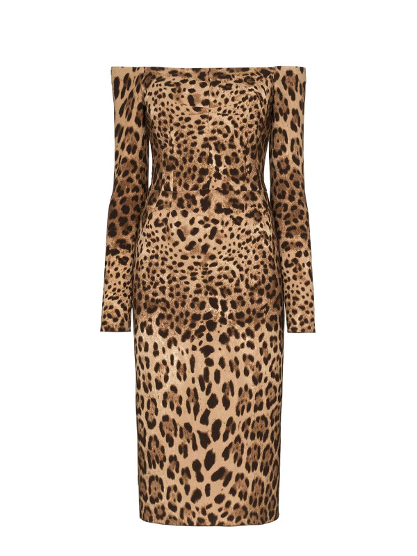 Dolce & Gabbana Robe Au Genou - À Motif