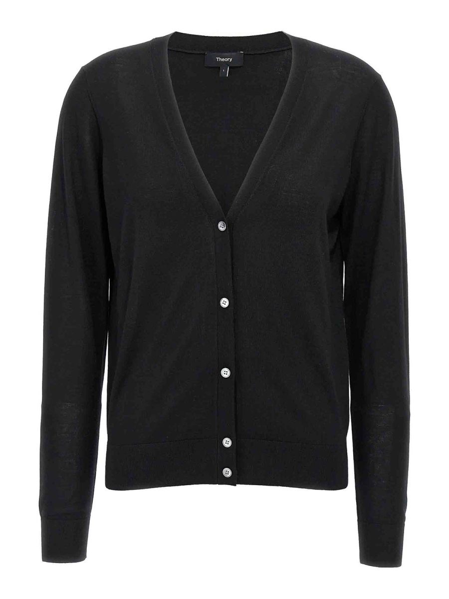 Theory Cardigan - Noir