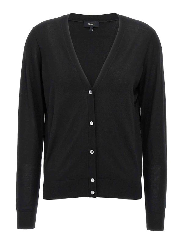 Theory Cardigan - Noir