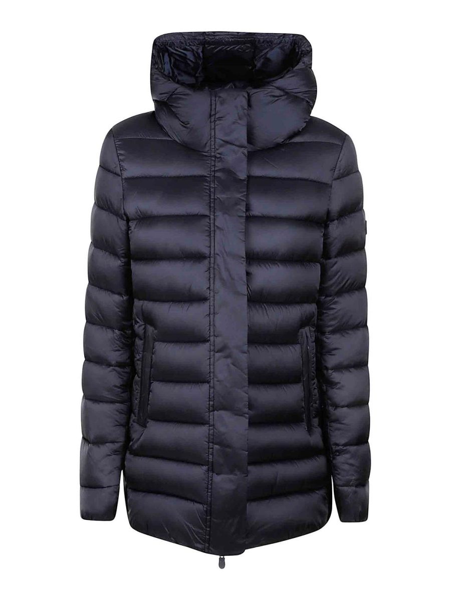 Save the Duck Manteau Au Genou - Bleu
