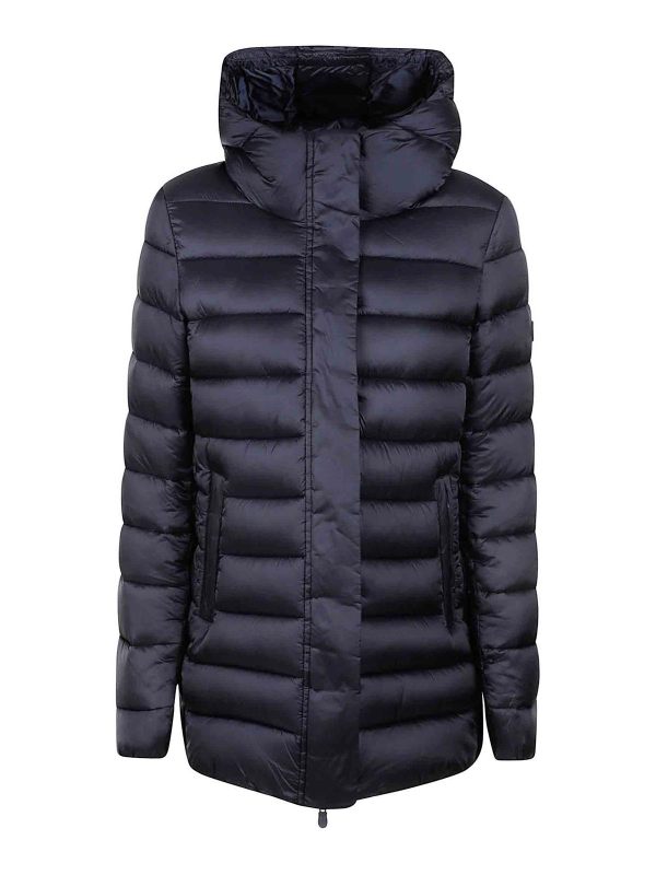Save the Duck Manteau Au Genou - Bleu