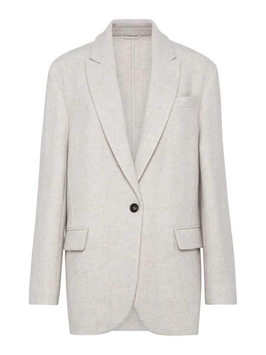 Brunello Cucinelli Blazer - Blanc