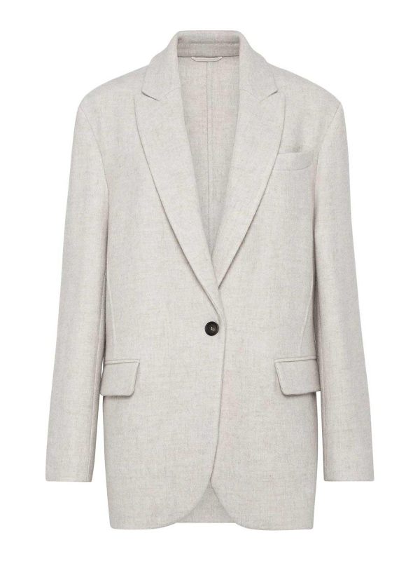 Brunello Cucinelli Blazer - Blanc