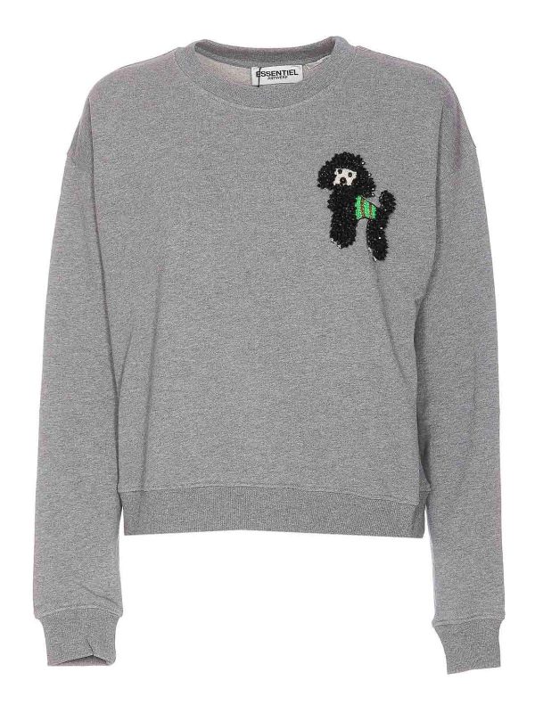 Essentiel Antwerp Pull Col Rond - Gris