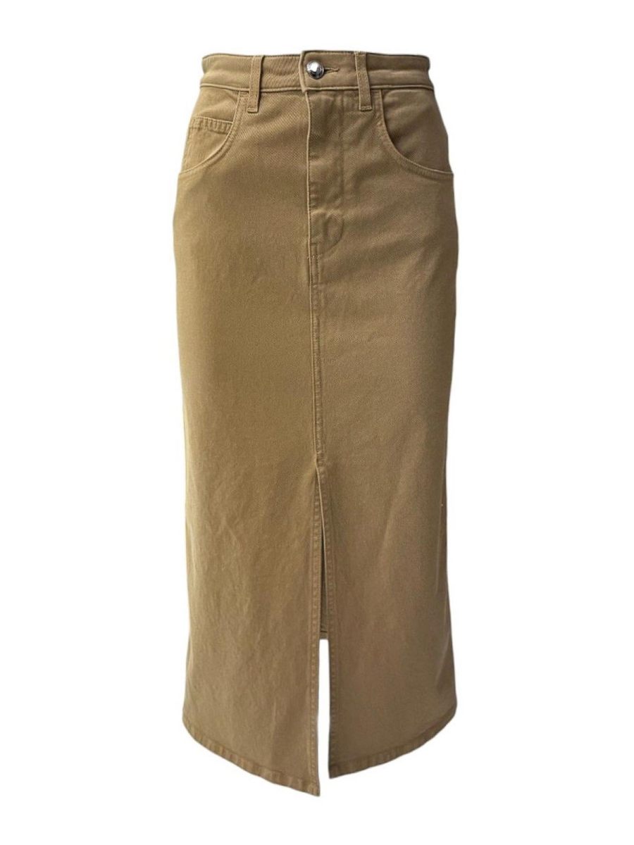 Fay Jupe Longue - Taupe