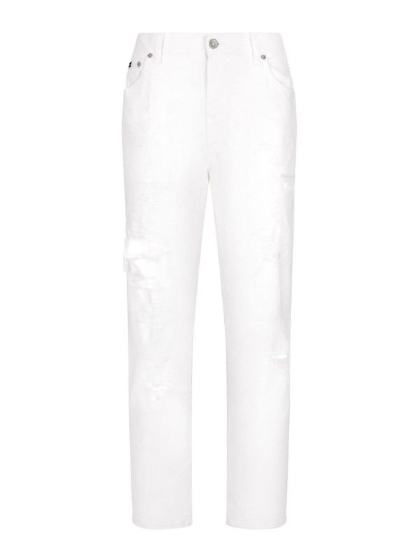 Dolce & Gabbana Jean Droit - Bleu