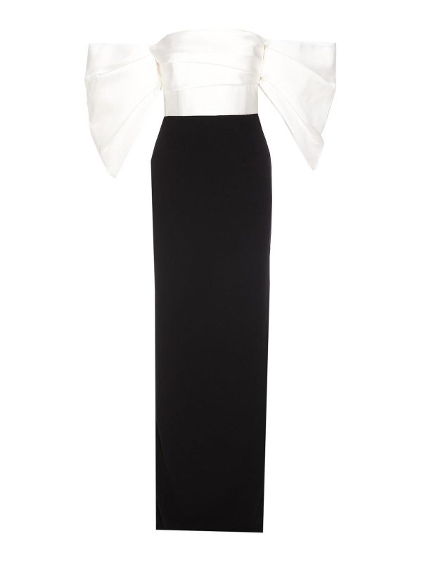 Solace London Robe Au Genou - Noir