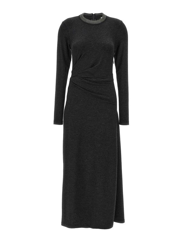 Brunello Cucinelli Robe Au Genou - Monile