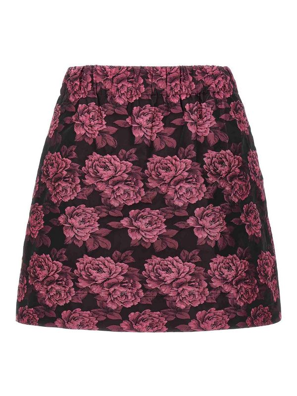 Ganni Jupe Midi - Multicolore