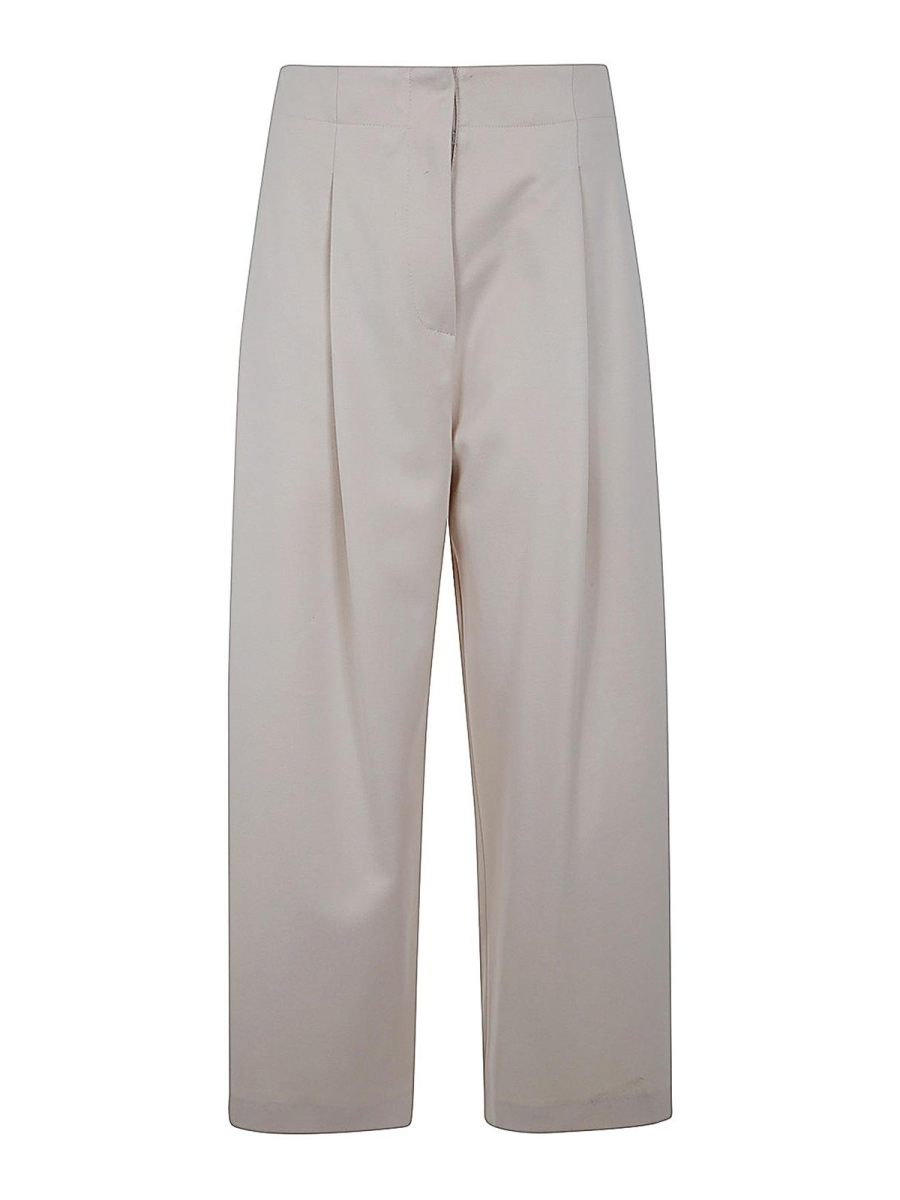 Drhope Pantalons Décontractés - Blanc