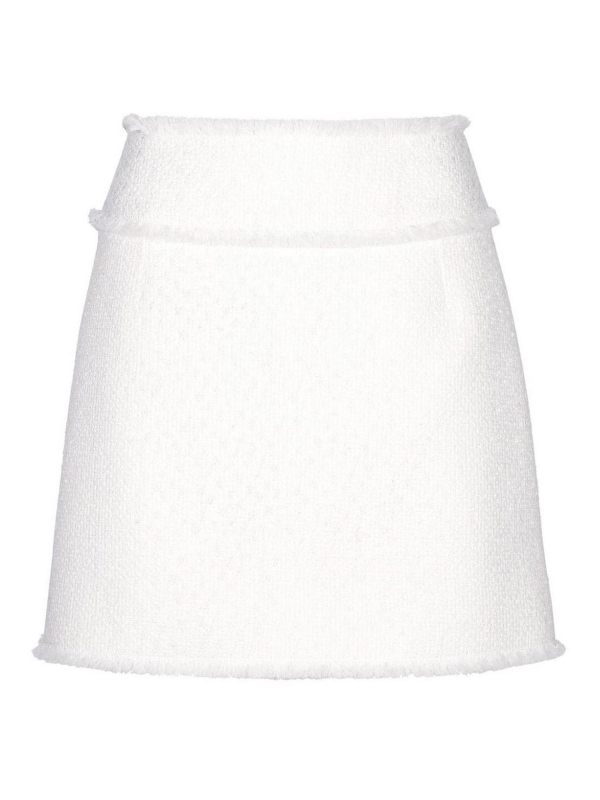 Dolce & Gabbana Mini Jupe - Crème