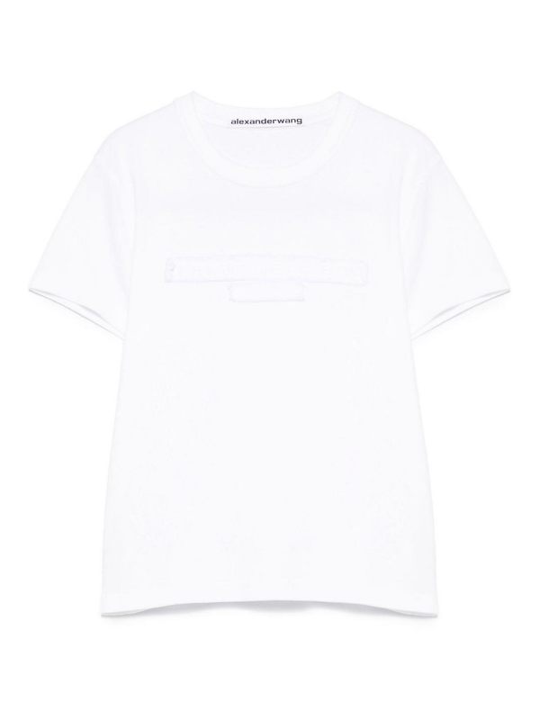 Alexander Wang Pull Col Rond - Blanc