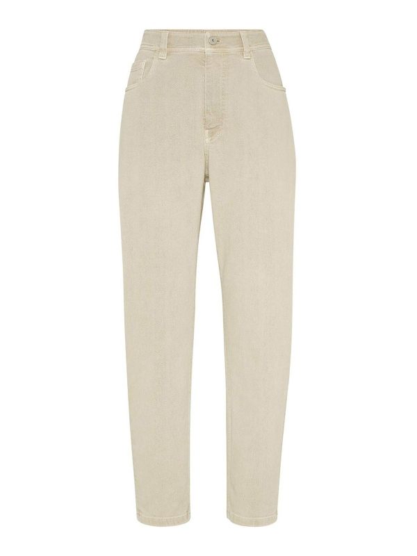 Brunello Cucinelli Jean Bootcut - Beige