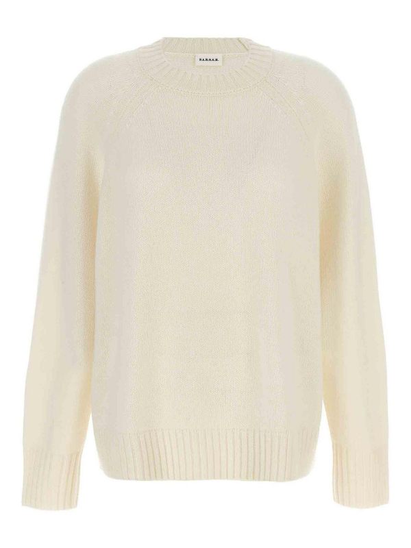 P. A.R. O.S. H. Pull Col Rond - Blanc